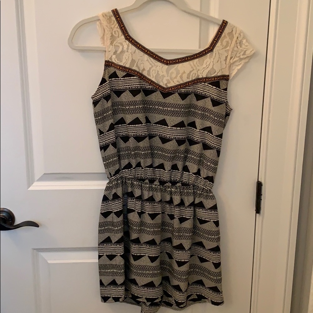 Black and White romper